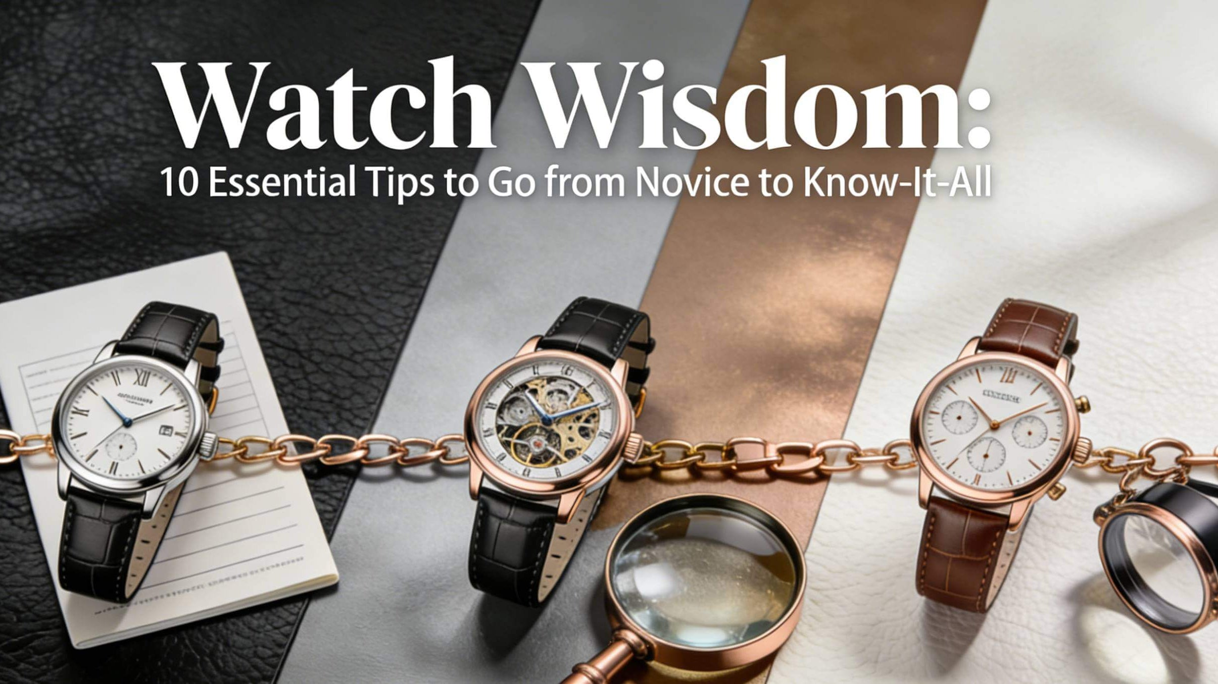 Watch Wisdom: 10 Essential Tips to Go from Novice to Know-It-All