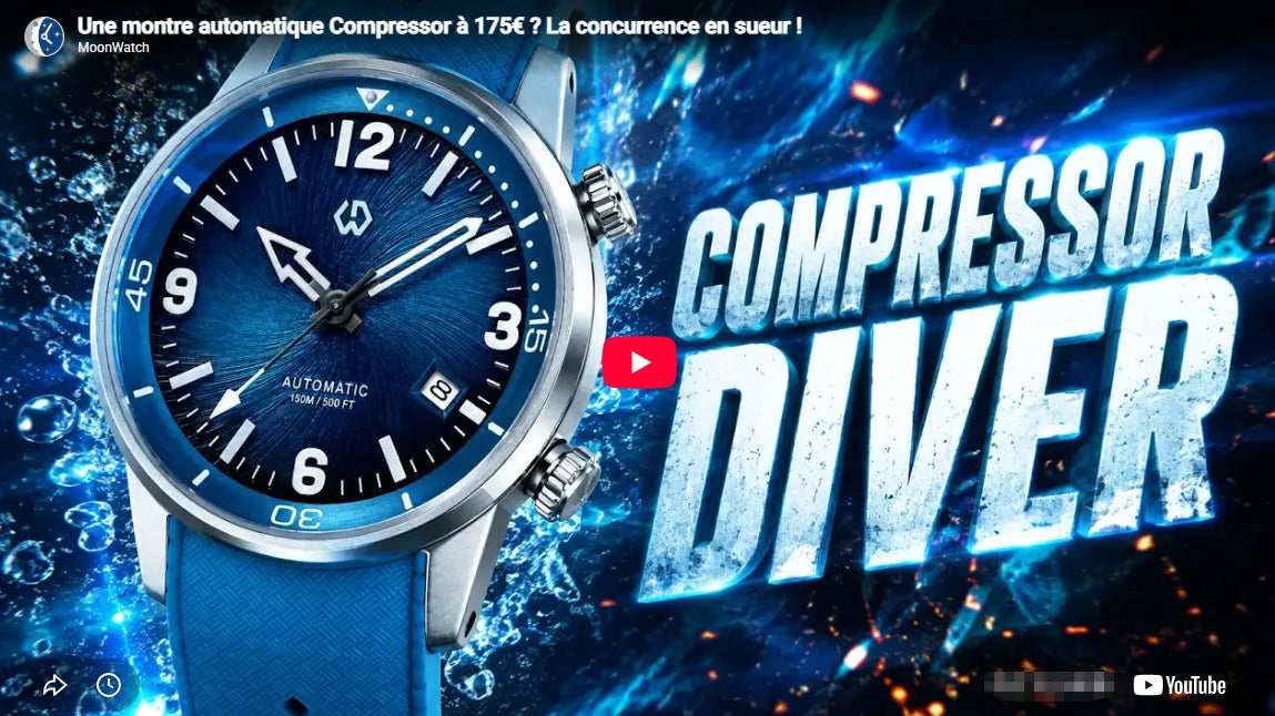 Wishdoit Vortex Compressor Automatic Diver ocean blue
