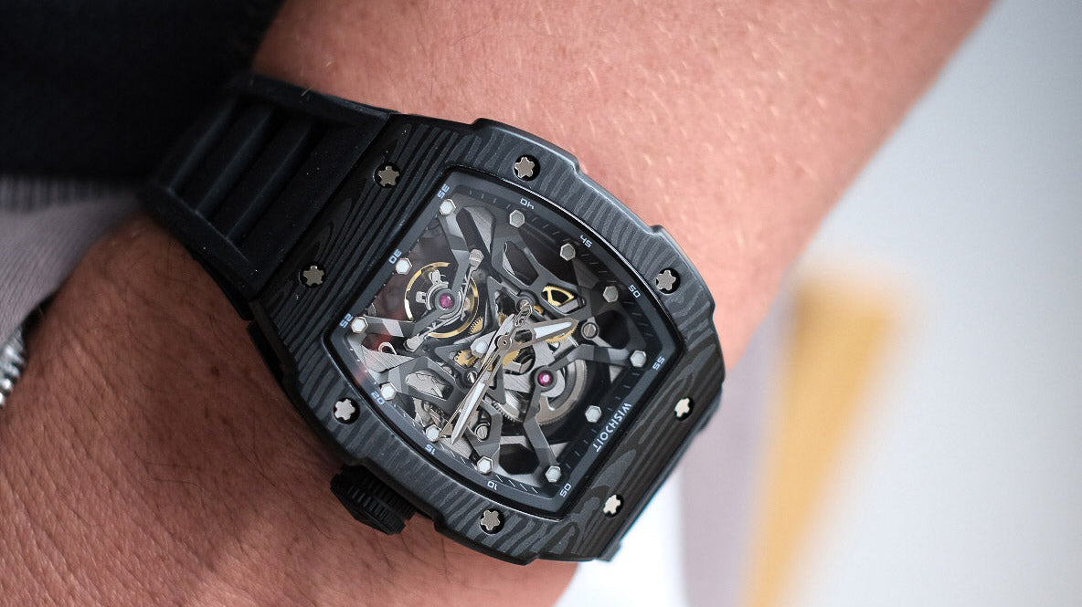 Aerial Prism Automatic Mechanical Skeleton Watch: Where Horology Meets Avant-Garde Design