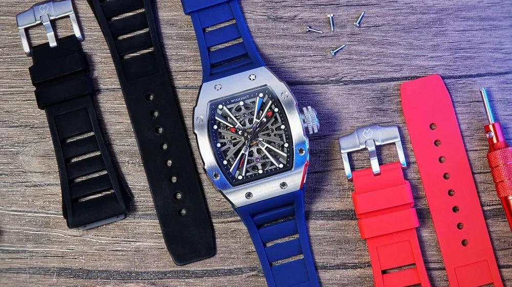 How To Change and Replace Your Fluorine Rubber Watch Straps? - Wishdoit Watches