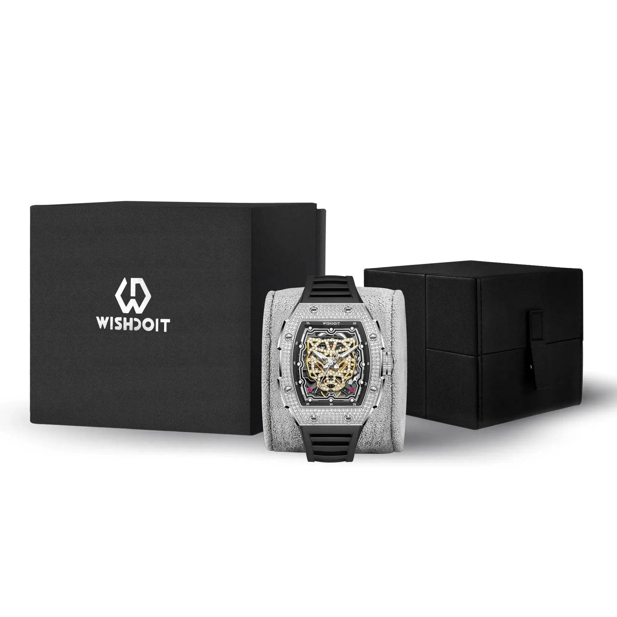 Gold Snow Leopard-Silvery Watch Wishdoit Watches