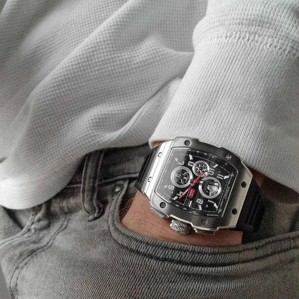 Racing | F-150 Chrono-Silvery Watch Wishdoit Watches