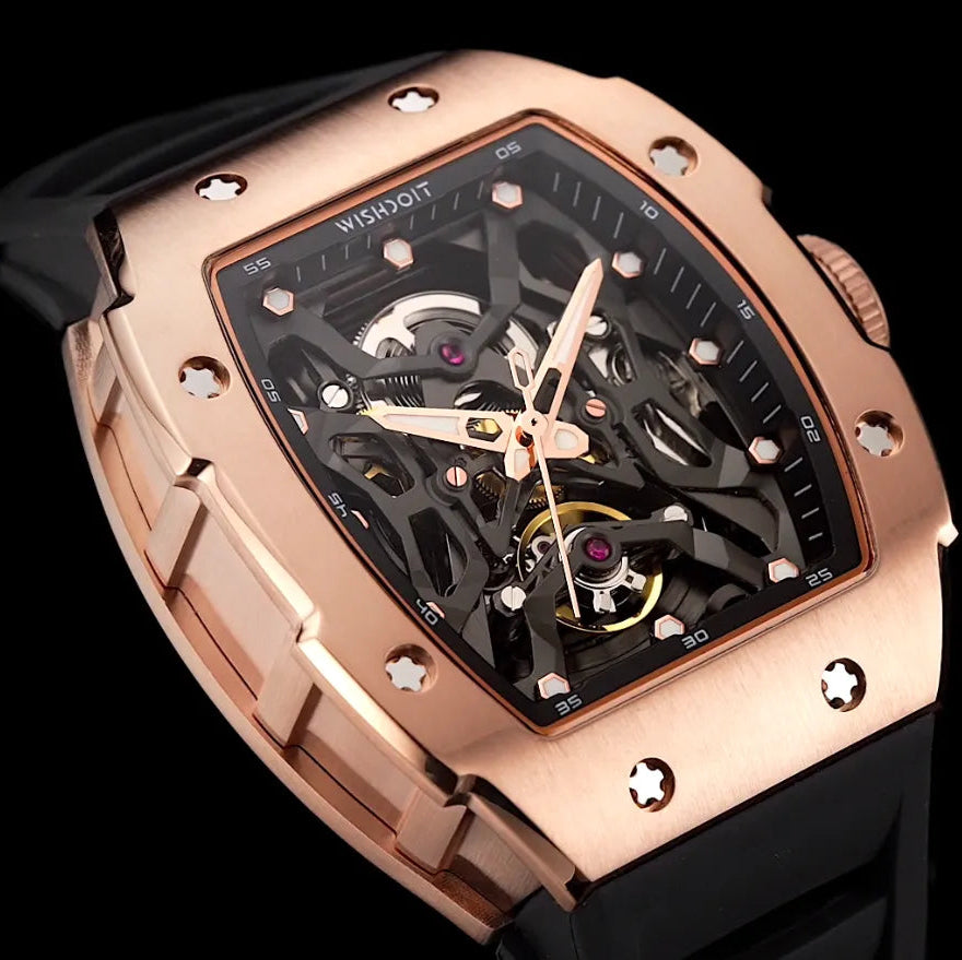 Aerial Prism Mechanical Skeleton Watch