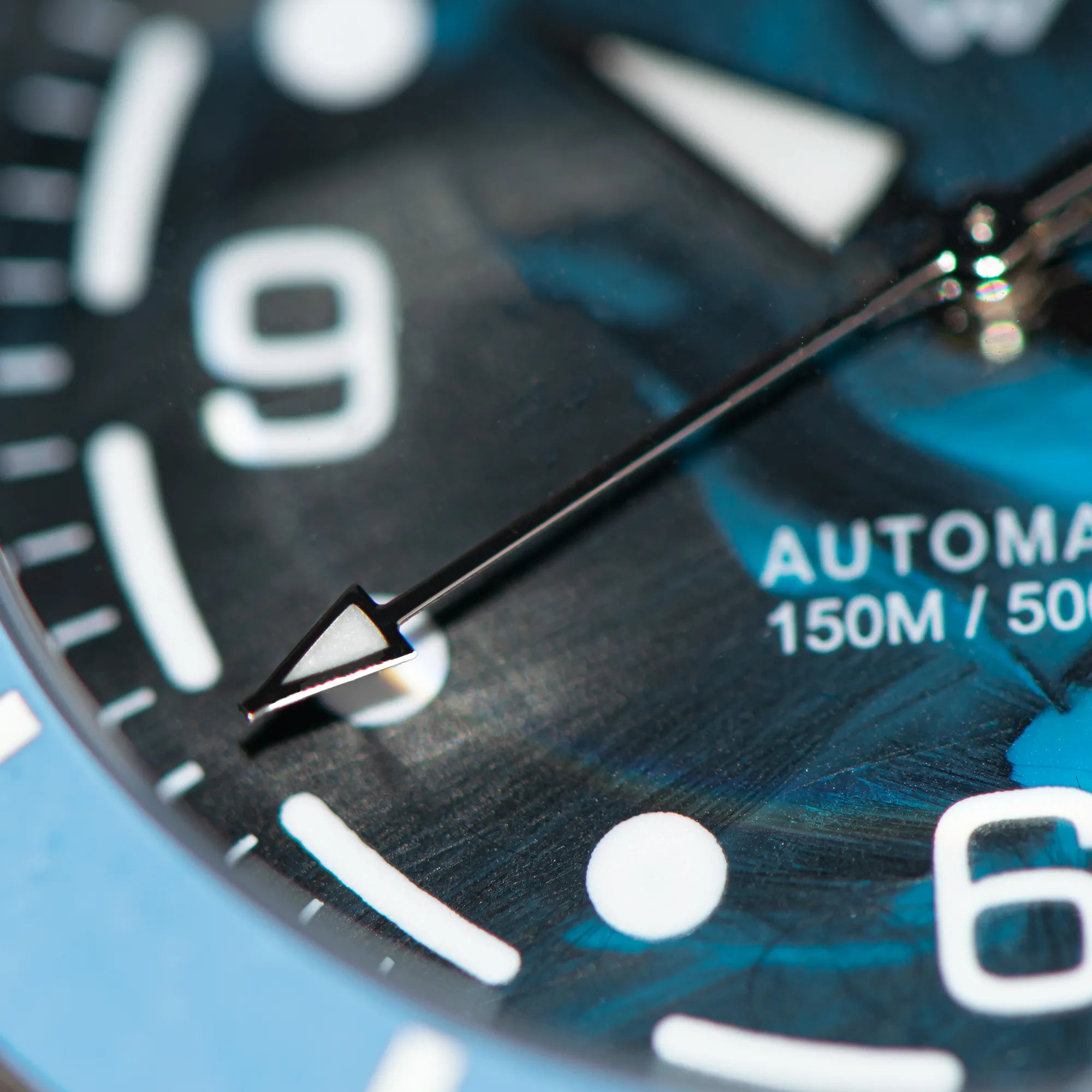 Wishdoit Watches Round Affordable AquaVolt Dive Automatic Bright Lume Mechanical Dive Watch|316L Stainless Steel|Blue Watch