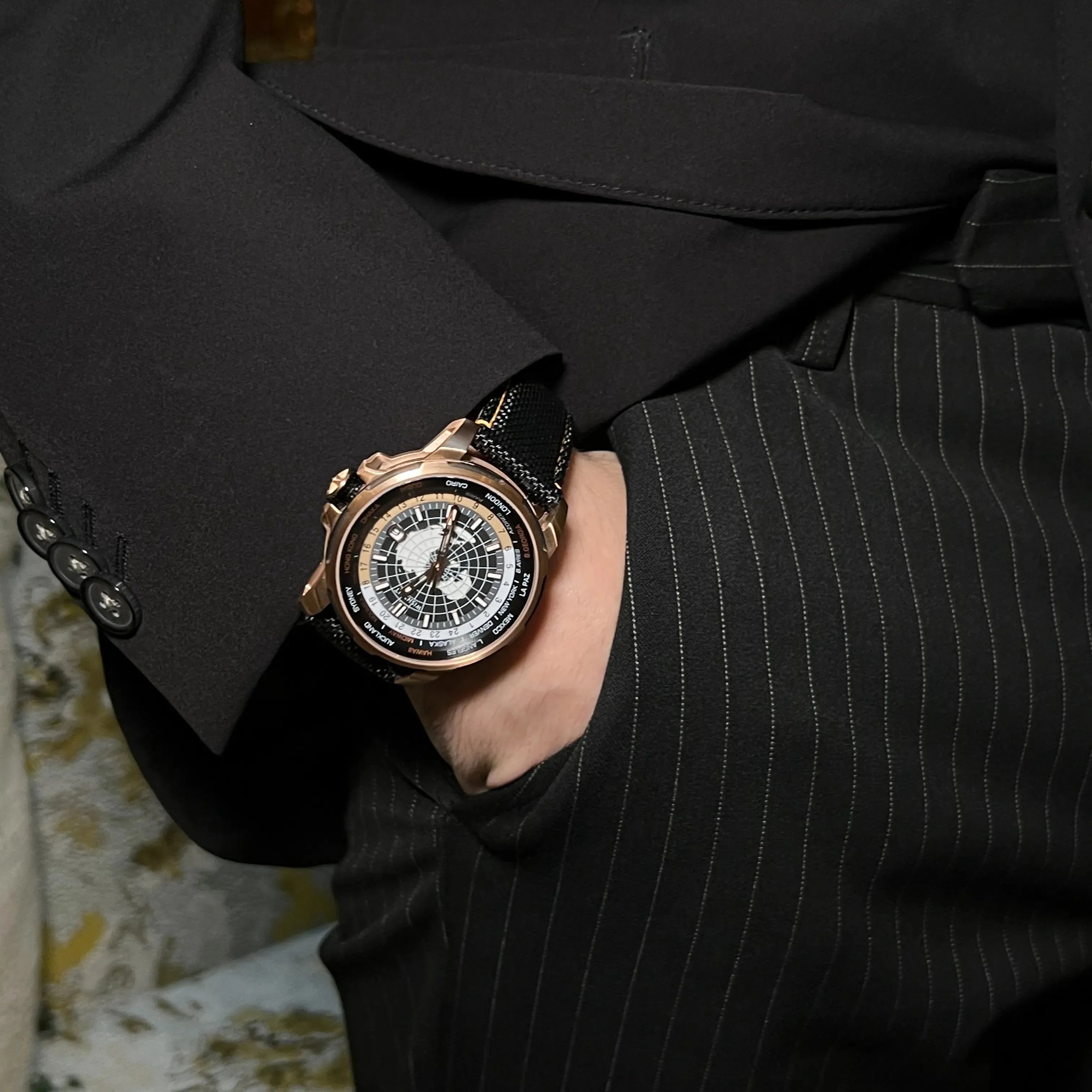 ETERNAL EARTH Self-Winding Mechanical GMT Watch-9970