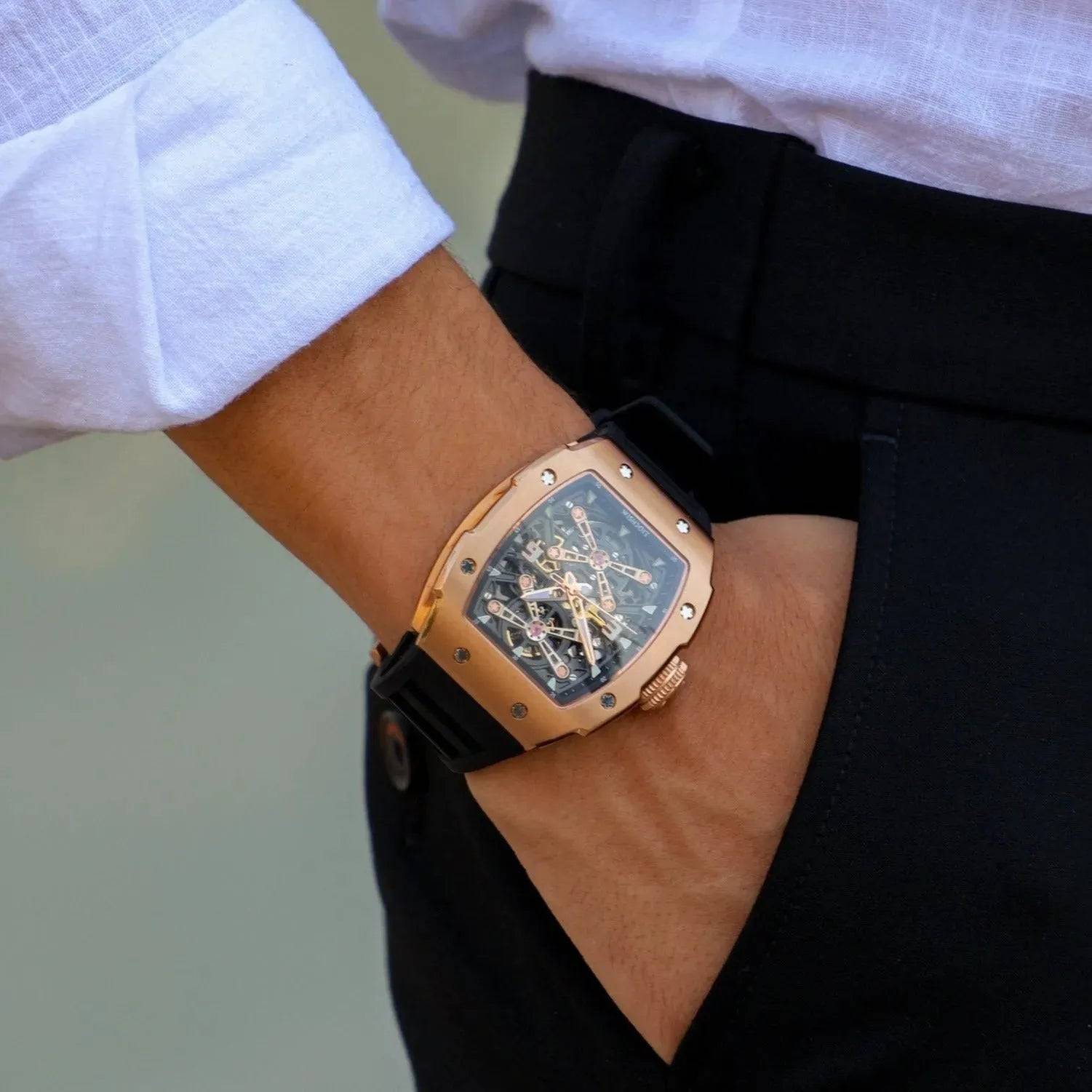 Pirate | Captain Kidd-Rose Gold Watch Wishdoit Watches