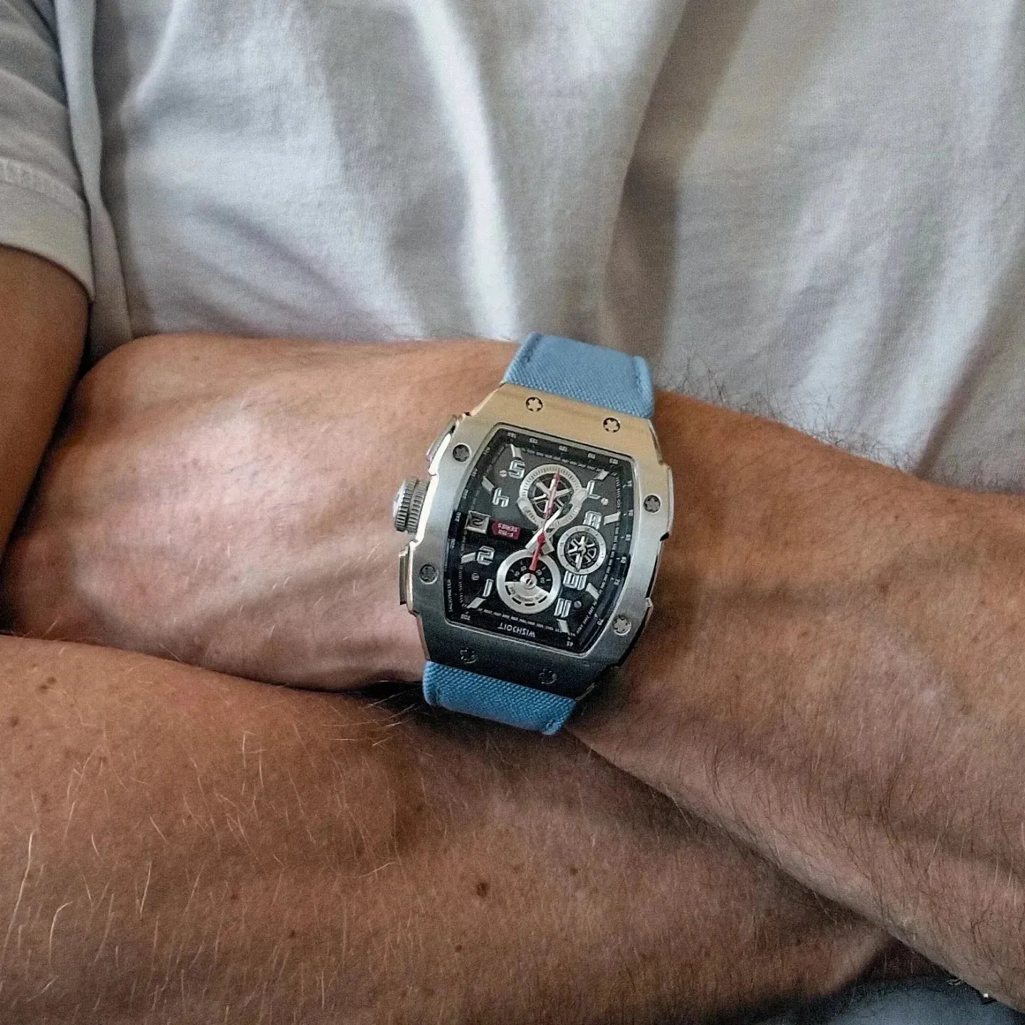 Nylon Leather Watch Strap | 21cm