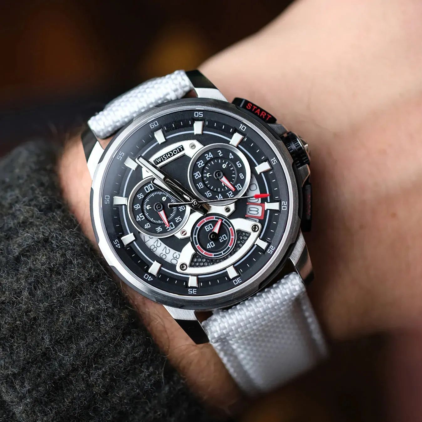 RACING GT40 Watch with Central Chronograph Hand,WSD9943:BD,