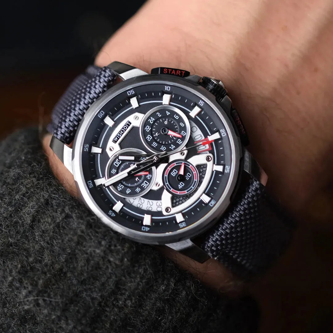 RACING GT40 Watch with Central Chronograph Hand