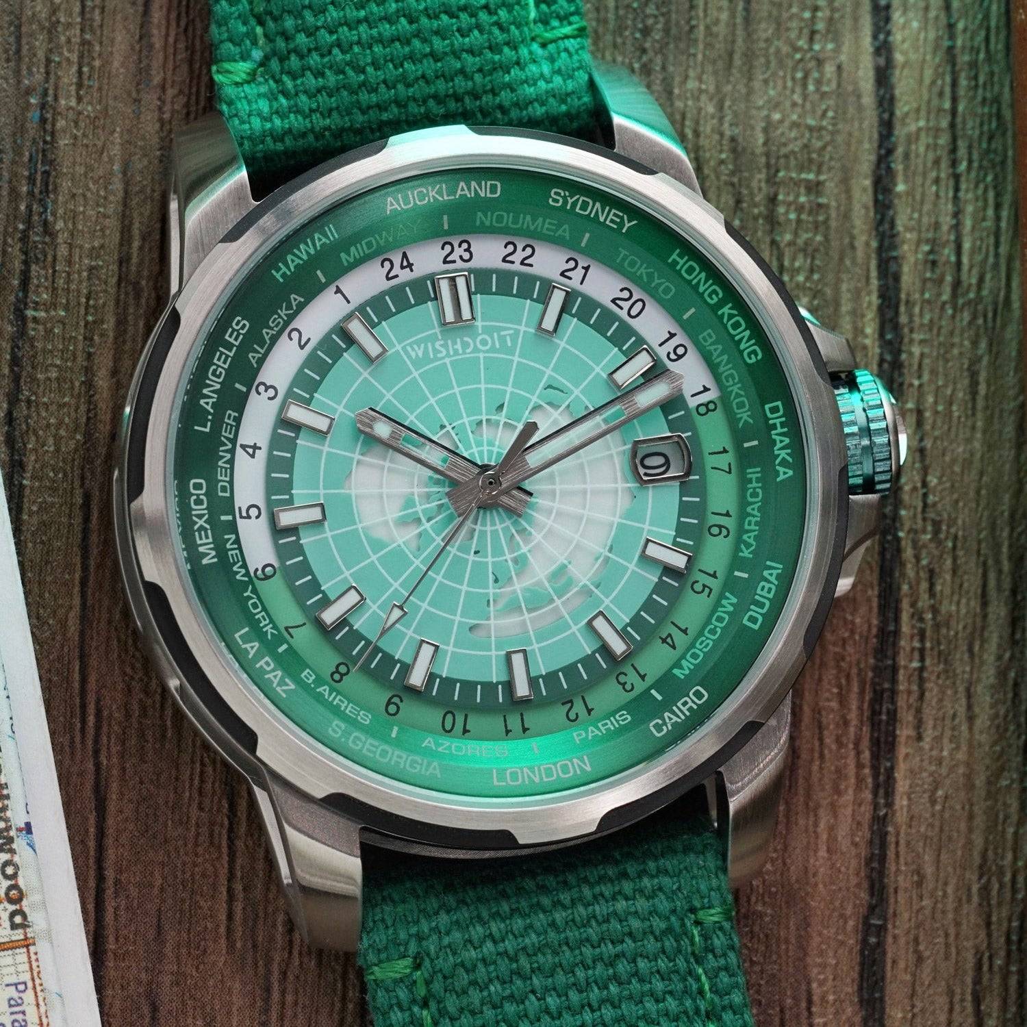 ETERNAL EARTH Self-Winding Mechanical GMT Watch