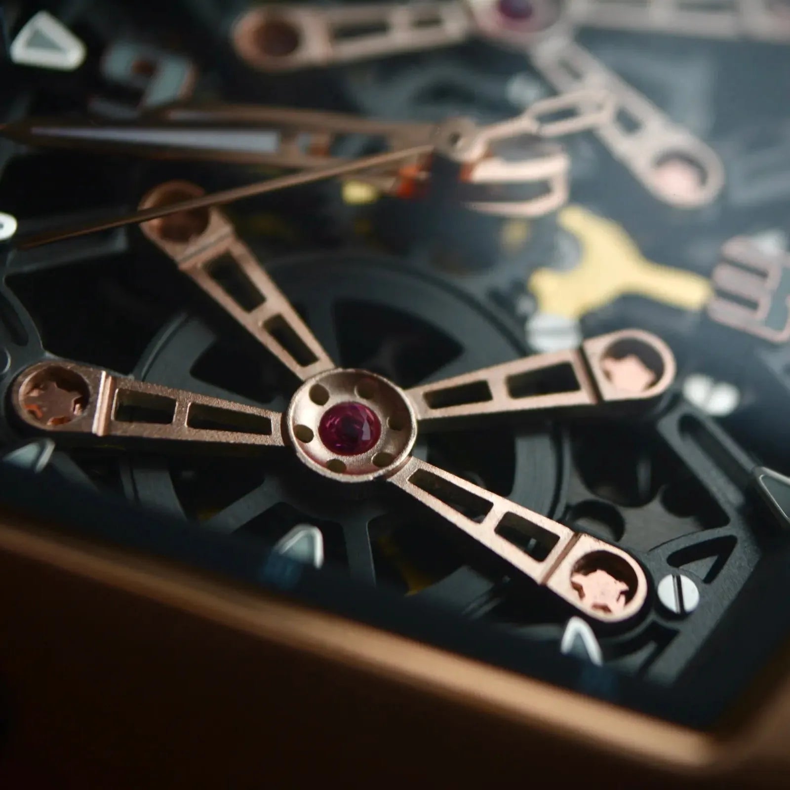 PIRATE-Captain Kidd Tonneau Skeleton Mechaical Watch