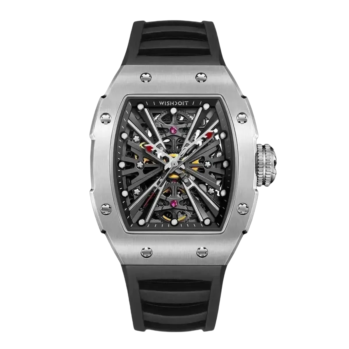 Pirate | The X Series Mechanical Tonneau Watch Silvery Watch