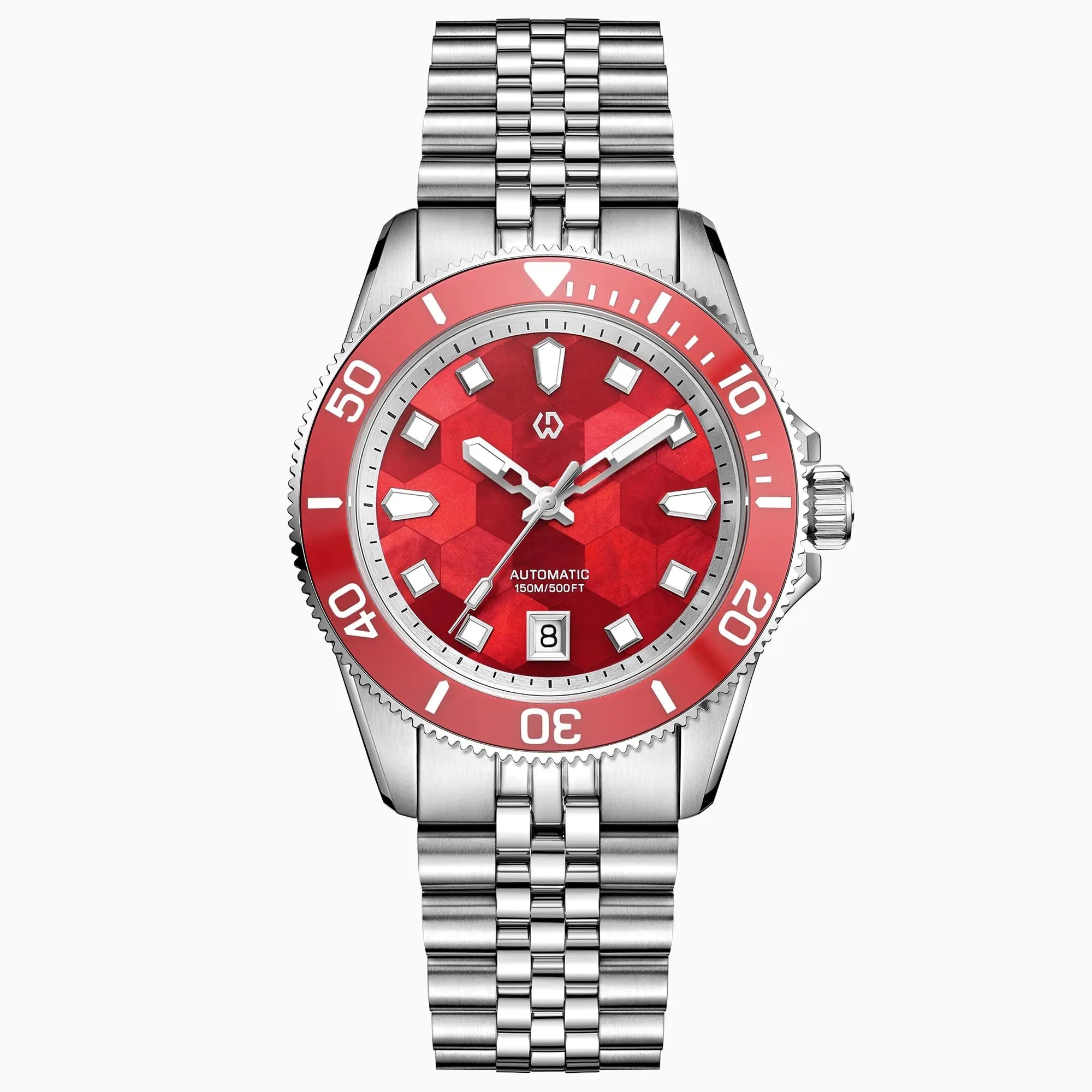 Wishdoit Triton Prism Automatic Diver – Iridescent Ocean Edition. A unique men’s dive watch with mother-of-pearl dial, automatic movement, and 150m water resistance,WSD9032:AB,