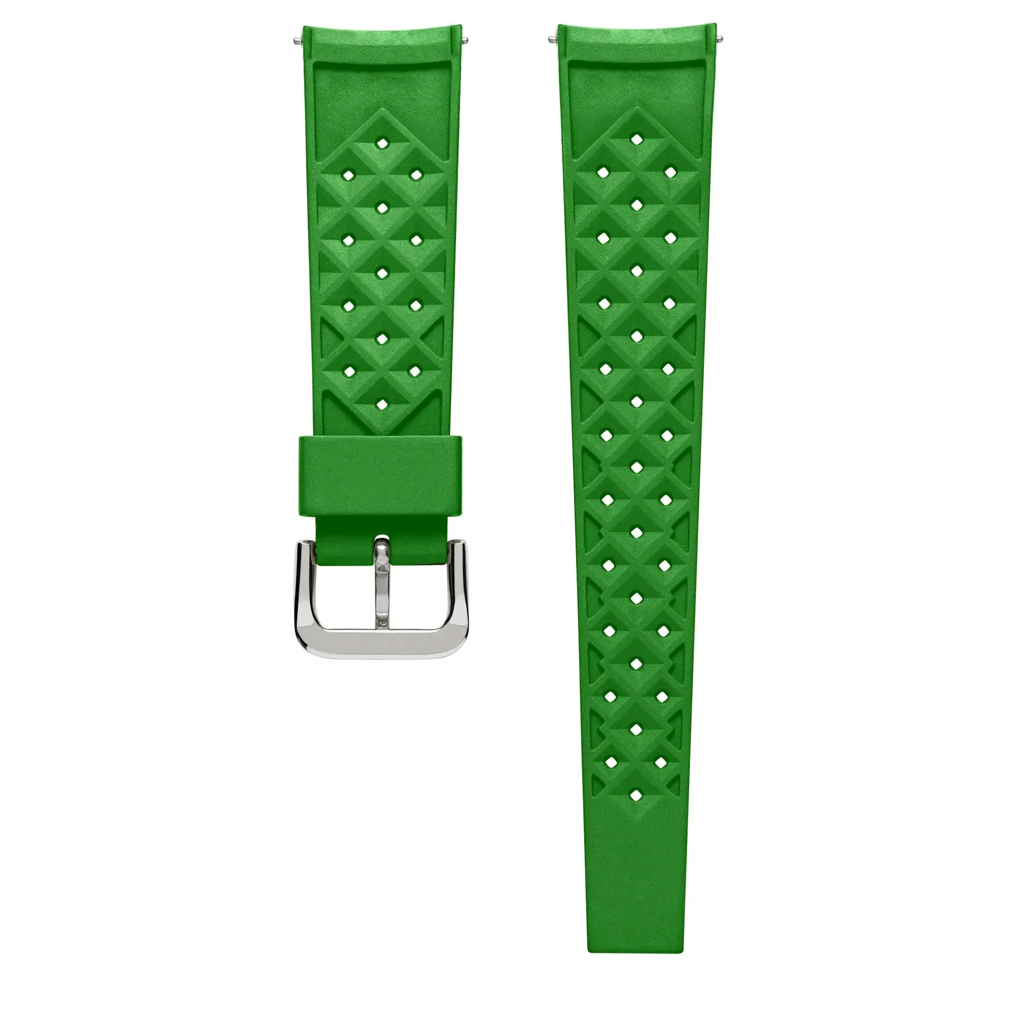 Wishdoit FKM Dive Watch Strap | 215mm Green