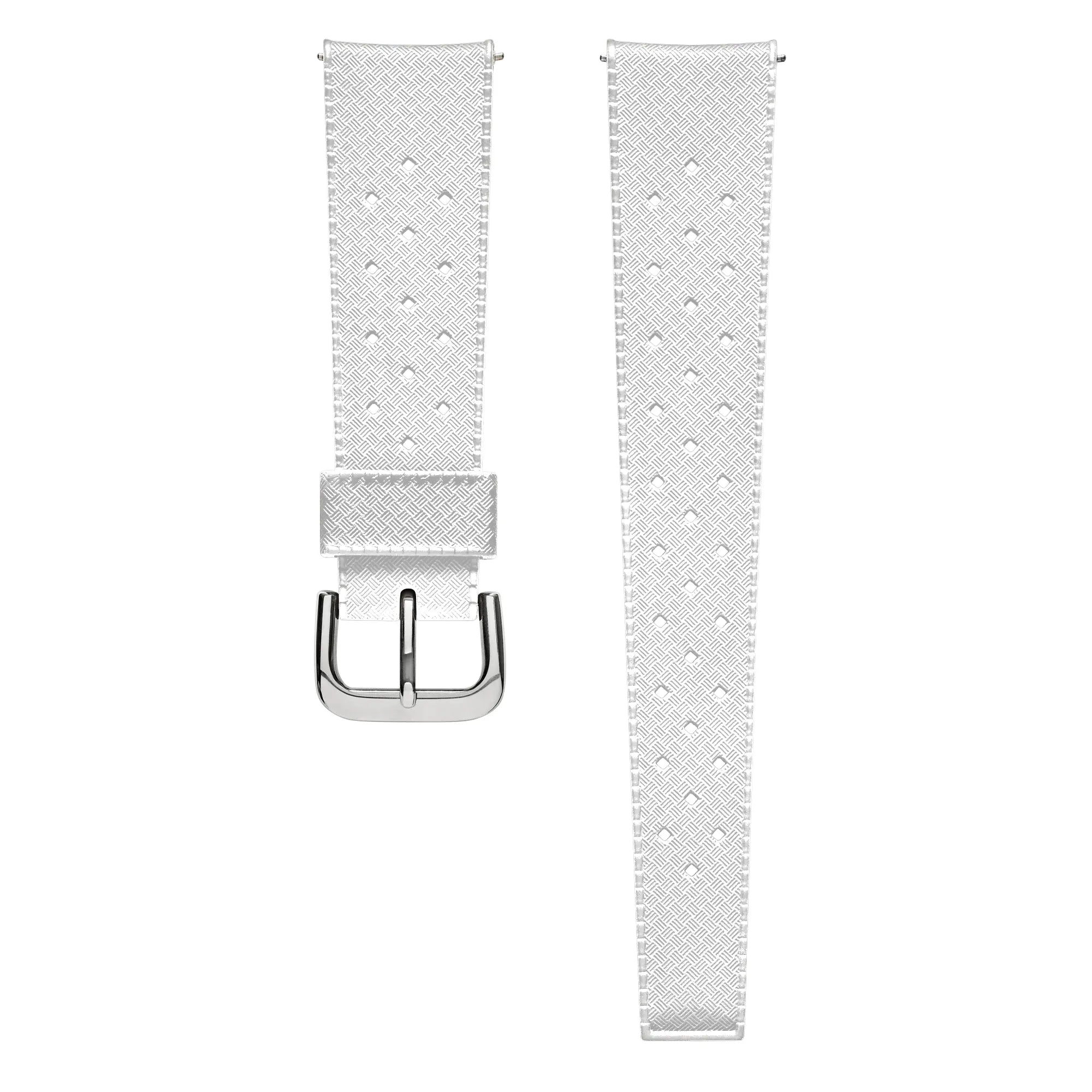 Wishdoit FKM Dive Watch Strap | 215mm White