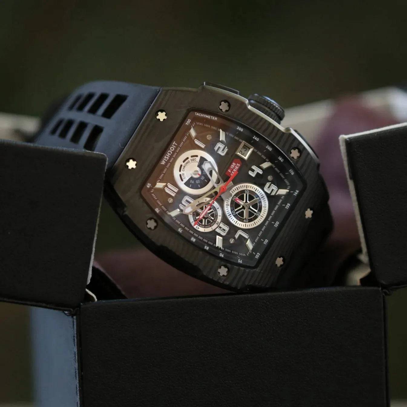 Racing | F-150 Chrono-Black Watch Wishdoit Watches