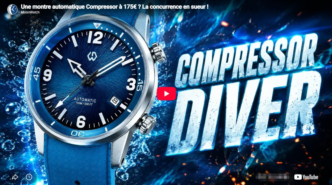 Wishdoit Vortex Compressor Automatic Diver ocean blue