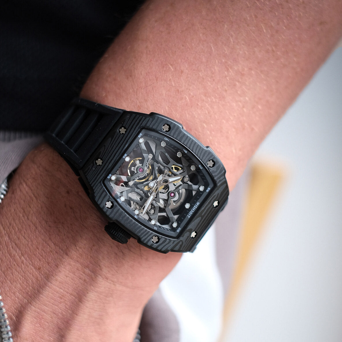 Aerial Prism Automatic Mechanical Skeleton Watch: Where Horology Meets Avant-Garde Design