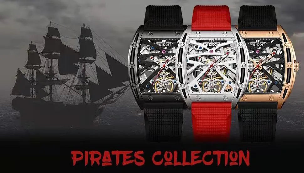 WISHDOIT Announces Pirate Tonneau Mechanical Watches-Urca - Wishdoit Watches