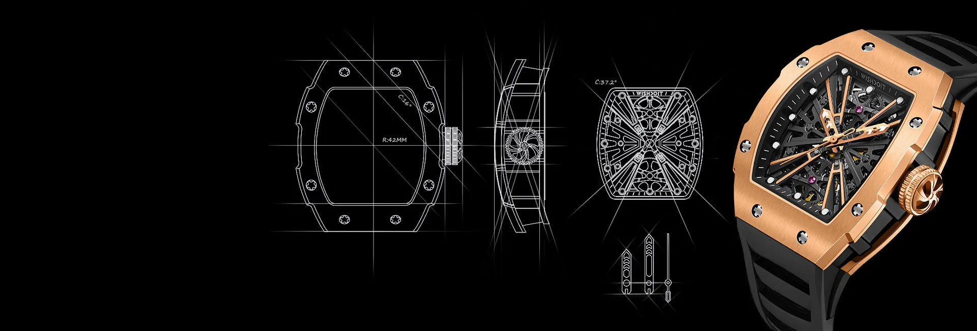 Tonneau Watch Wishdoit Watches