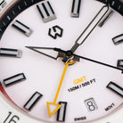 Wishdoit Watches Round Affordable Ocean Edge GMT Swiss RONDA movement Quartz Diver Watch|316L Stainless Steel|Red Dive