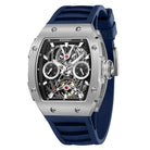 Best Mens Mechanical Watch Pioneer Automatic Silver Blue Watch | Wishdoit