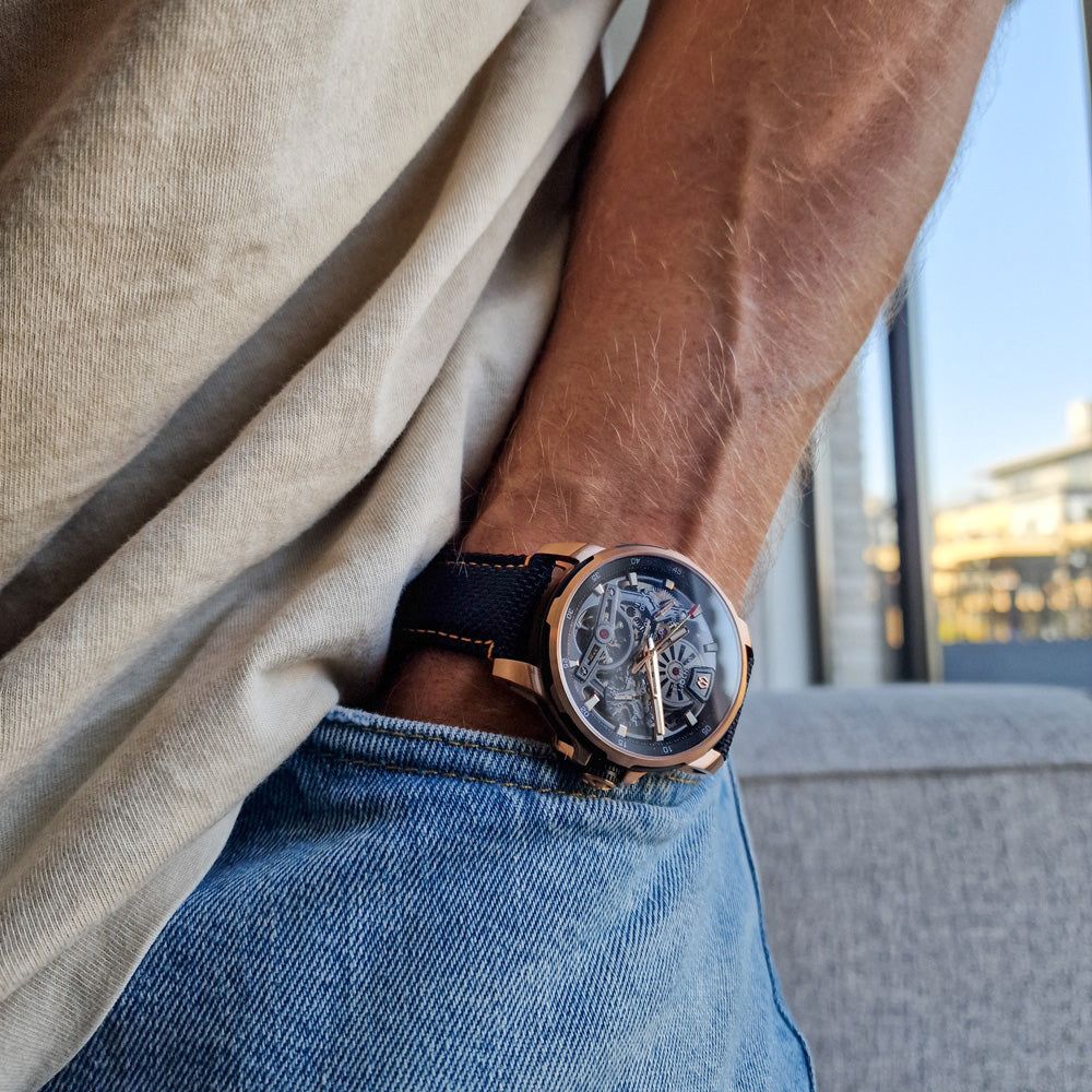 WISHDOIT THE ARISTOS 5atm Men's Self-winding Automatic Round Watch