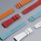 Nylon Leather Watch Strap White 21cm | Wishdoit Watches