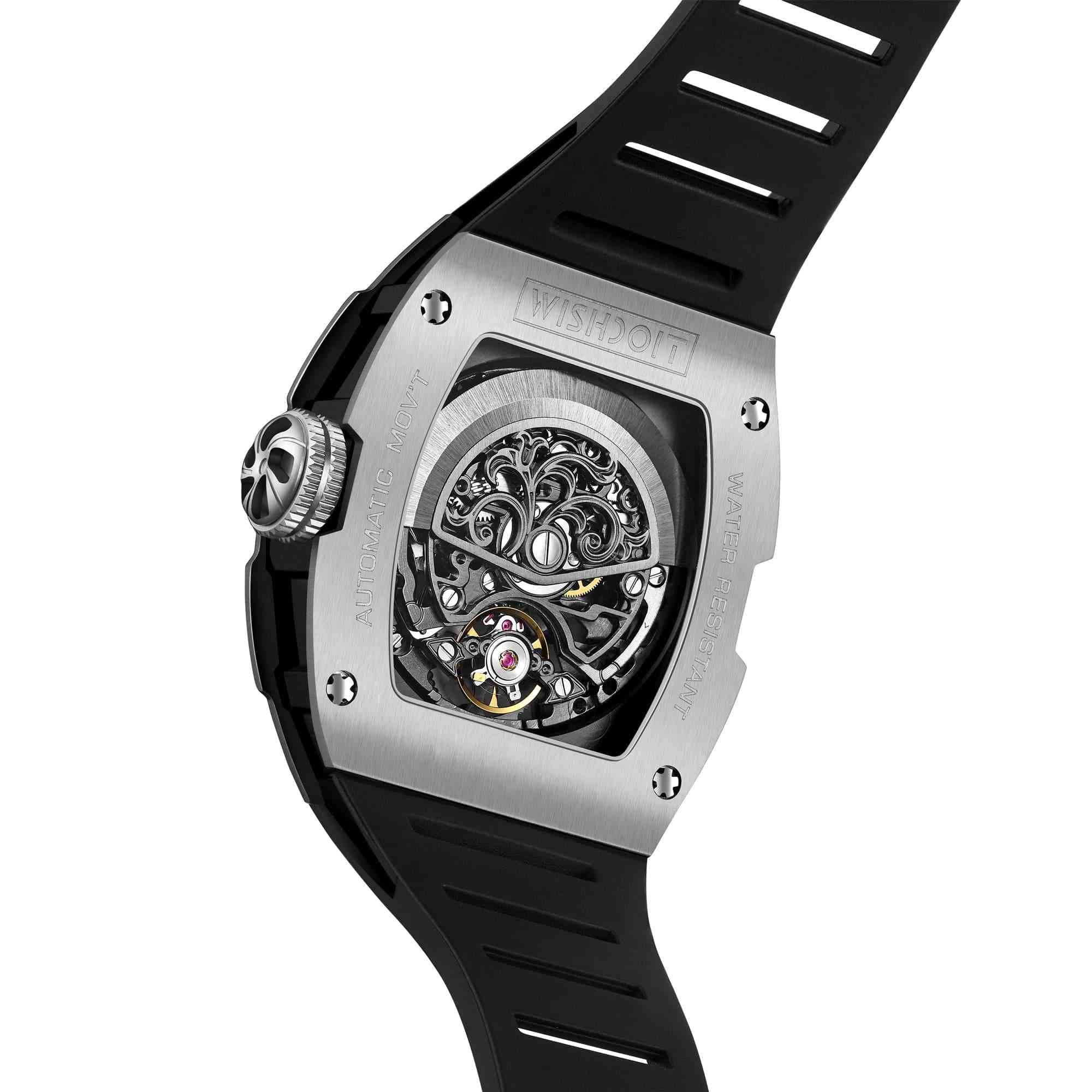 Shop Iced out Mechanical Watches For Men - Snow Leopard | Wishdoit