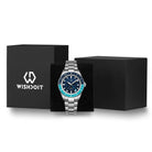 Wishdoit Watches Round Affordable Automatic Mechanical abyss voyager GMT automatic diver Watch | 316L Stainless Steel|midnight abyss（dark blue dial）