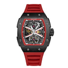 Best Mens Automatic Mechanical Runway Black Red Watch In Wishdoit Watches