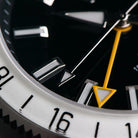 Wishdoit Watches Round Affordable Ocean Edge GMT Swiss RONDA movement Quartz Diver Watch|316L Stainless Steel|All black Dive