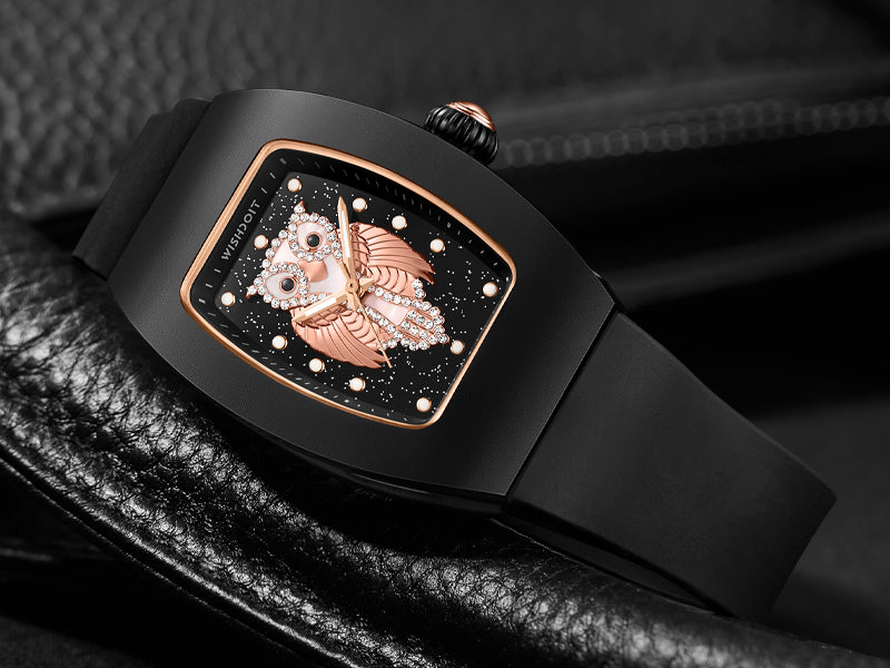 Wishdoit Watches Affordable World Time Watch ChronoOwl Ceramic