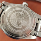 Wishdoit Watches Round Affordable aqua storm Automatic diver watch with 3D luminous needles ceramic bezel |316L Stainless Steel|light blue