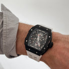 Buy Quartz Sports Skeleton Black Watch on Wishdoit Watches