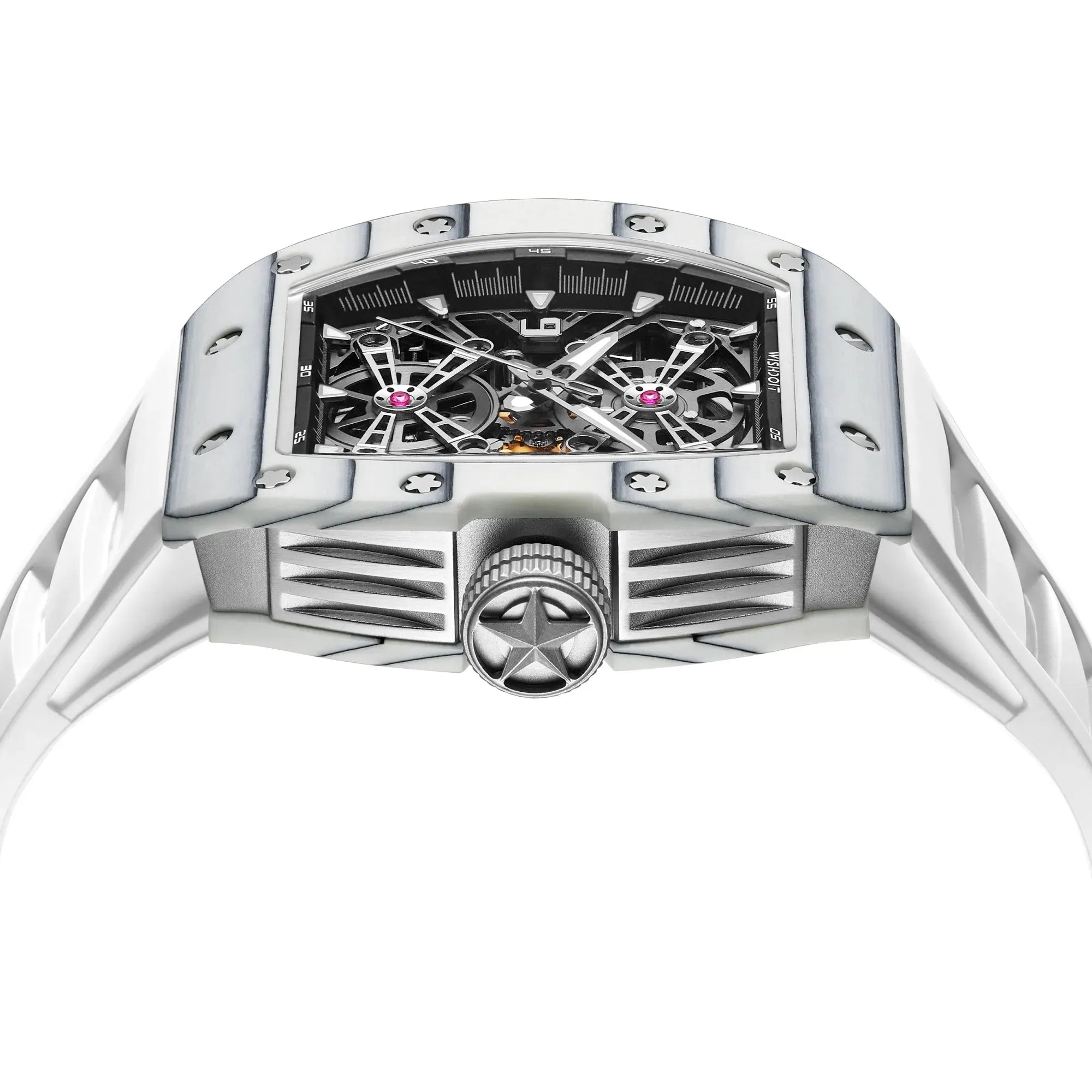 Forged Carbon Lume Skeleton Mechanical Watch – Captain Kidd