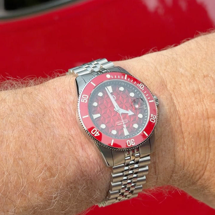 Nereus Facet Automatic Diver Watch - Geometric Dial