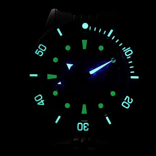 Discover the Nereus Facet automatic diver watch, inspired by underwater light. Featuring a geometric dial, 3D luminous, and 150M ATM with H.K PT5000 Movement,WSD9027:AB,