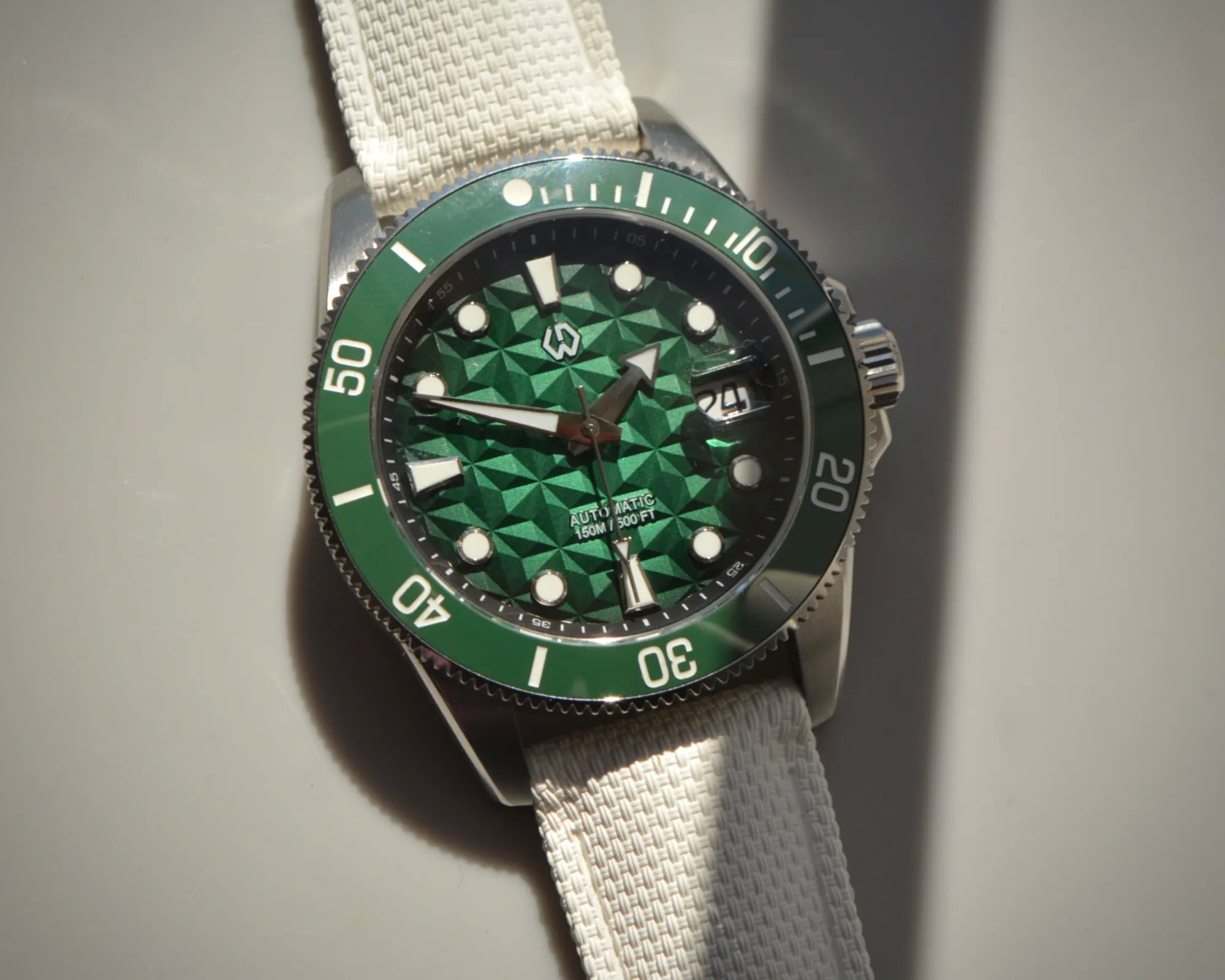 Nereus Facet Automatic Diver Watch - Geometric Dial