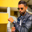 Wishdoit Watches Tonneau AffordableBest Mens Chronograph GT Racing Watch | Fluorine Rubber Watch Strap|Black (Black Strap)