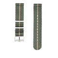 22mm Canvas Watch Strap Jungle Green