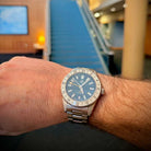 Wishdoit Watches Round Affordable Ocean Edge GMT Swiss RONDA movement Quartz Diver Watch|316L Stainless Steel|All black Dive