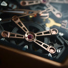 PIRATE-Captain Kidd Tonneau Skeleton Mechaical Watch