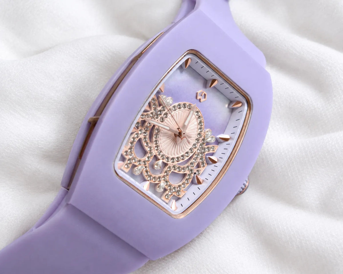 Pearl Bloom Women's purple Watch