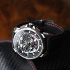 Racing GT40 Chrono watch on textured surface