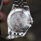 Wishdoit Triton Prism Automatic Diver – Iridescent Ocean Edition. A unique men’s dive watch with mother-of-pearl dial, automatic movement, and 150m water resistance,WSD9032:AC,