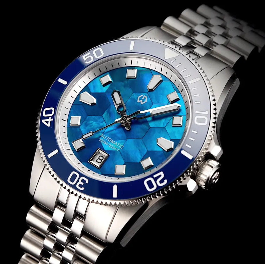 Triton Prism Automatic Diver – Iridescent Ocean Edition with Mother-of-Pearl Dial,WSD9032:AC,