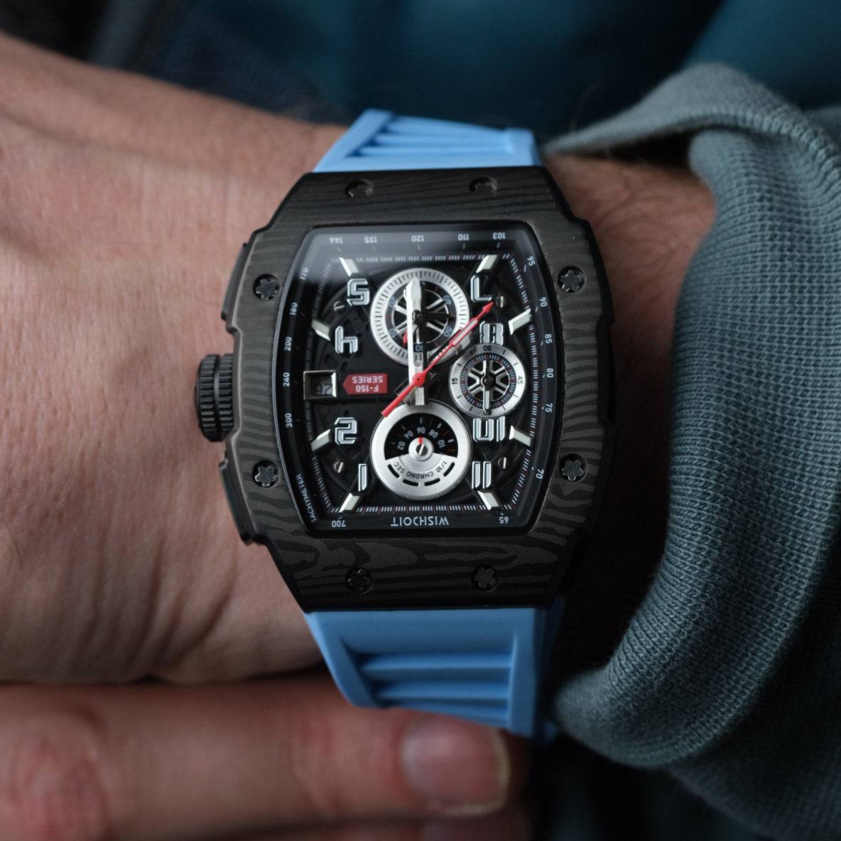 f-150 chronograph watch bule watch for men | Wishdoit watches