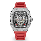 Shop Iced out Mechanical Watches For Men - Snow Leopard Red | Wishdoit