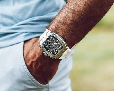 Tonneau shaped men's watches hotsell